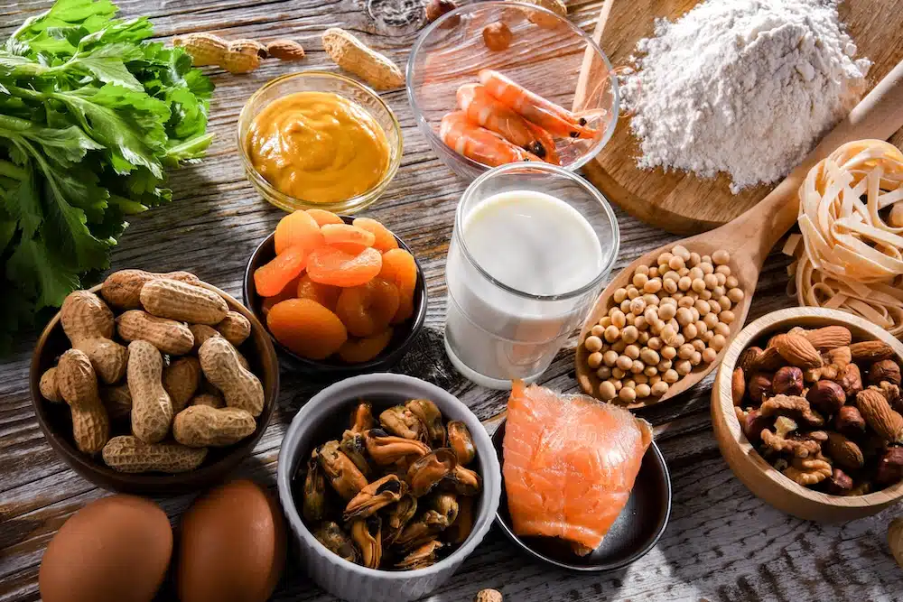 Common food allergies and warning signs.